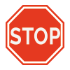 pictogramme panneau stop